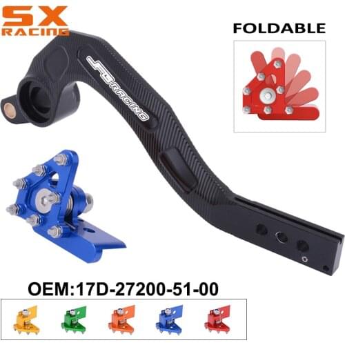 Motorcycle CNC Rear Foot Brake Lever Pedal For YAMAHA YZ250F YZF250 2010-2020 YZ250FX WR250F WRF250 2015-2017 2018 2019 2020