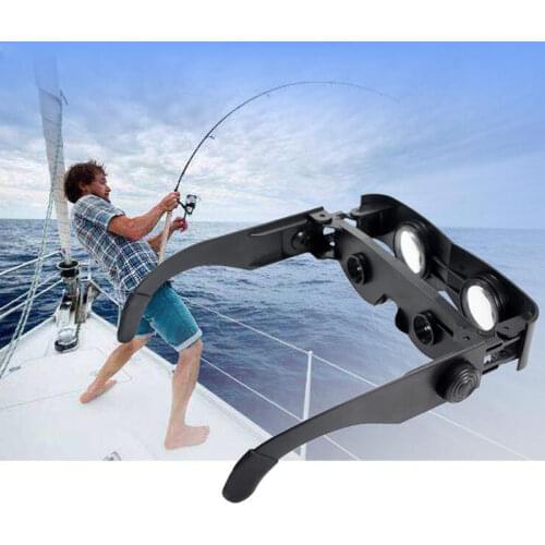 Portable Headset 6X Magnifying Glass Night Vision Focusing Magnifying Glass Glasses Magnifying Glass Telescope Fishing Dedicated