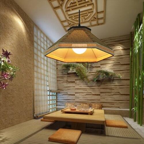 Chinese village retro chandelier tea restaurant, creative light pot shop, farmhouse retro lamp ZH zb20