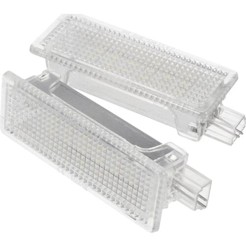 2Pcs LED Courtesy Footwell Under Door Light 63316972605 For BMW E60 E87 E70 E90 E92 E63 E65 E85 M3 MINI Z4 R50 R52 R53