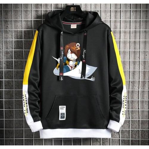 GeGeGe no Kitaro Anime Hoodie Men/Women Popular Harajuku Hoodeds Pullover Streetwear Casual Fake Two-Piece coat jacket