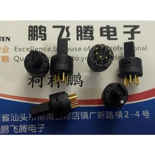 1PCS Taiwan Dailywell RT-002 micro-small 2-speed toggle rotary band switch vertical 8 feet