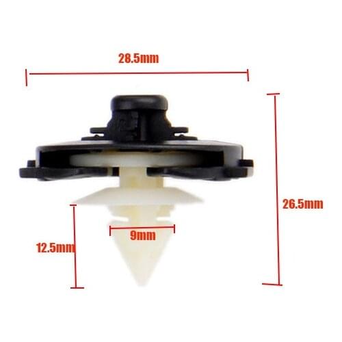 10Pcs Car Interior Door Card Panel Trim Clips For VW Polo 6N1 6N2 Plastic Auto Fasteners Rivets 6N0868243A