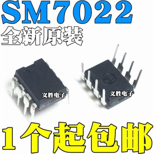 10 pçs/lote SM7022 SM7022C VIPER22A DIP8