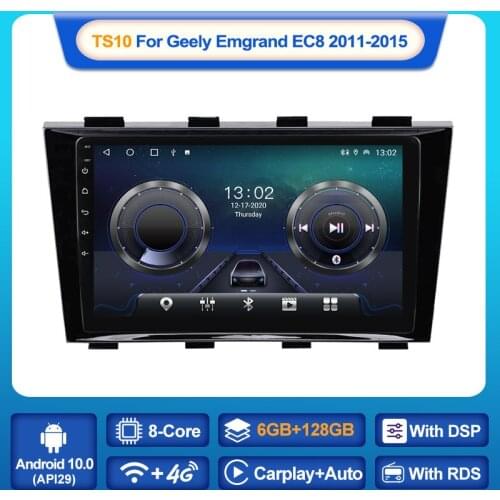 MEKEDE DSP Android 10 Car Multimedia DVD Player GPS Navigation for Geely Emgrand EC8 2011 2012 2013 2014 2015 AutoRadio Video