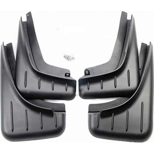 4pcs Premium Auto Front&Rear Heavy Duty Molded Flares Splash Mud Flaps Guards Fenders For Porsche Macan 2015-2016