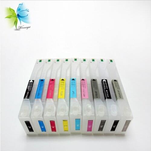 Winnerjet 700ml T6361-T6369 refill ink cartridge for Epson Stylus Pro 7890 9890 7908 9908 with free chip resetter