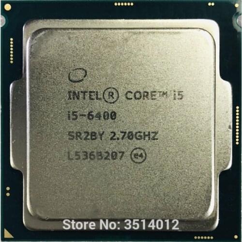 Intel Core i5-6400 i5 6400 2.7 GHz Quad-Core Quad-Thread CPU Processor 6M 65W LGA 1151