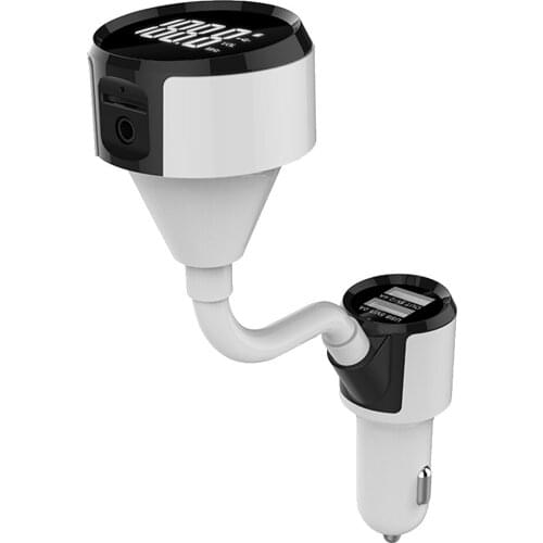 Audio FM Transmitter Handsfree Car Dual BC50 Car Bluetooth Receiver USB Charger for Outdoor Personal Car Parts Decoration