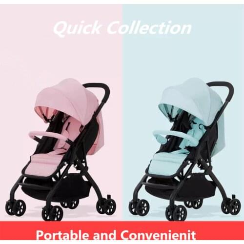 Babyfond stroller lightweight one-button folding can sit reclining portable baby child travel umbrella