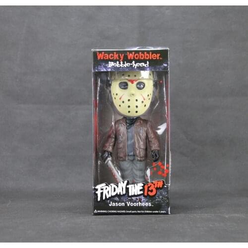 Vogue Bobble Head Friday Dacnomania Jason Classic Horror Movie 18cm Wacky Wobbler Action Figure Model Toy