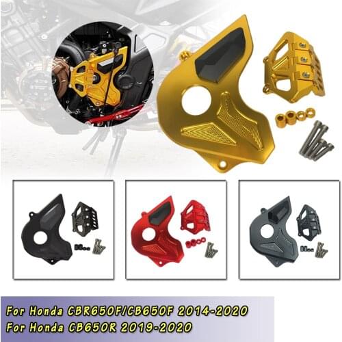 Motorcycle Accessories Front Sprocket Chain Guard Cover Gear Protection Cover For Honda CB650R CBR650F CB650F 2020 2019 14-20