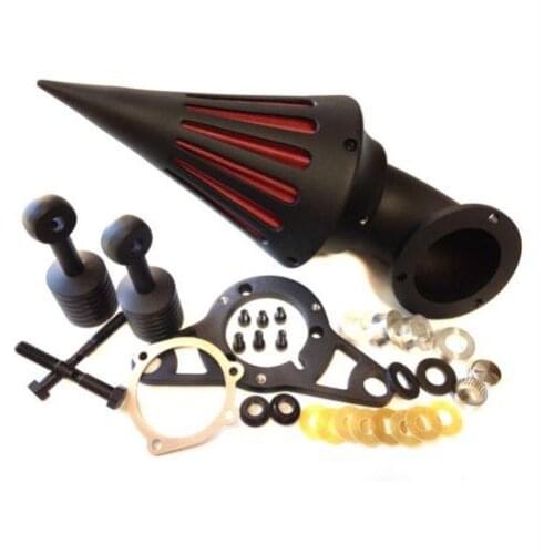 Motorcycle Black Air Cleaner Filter for Harley Electra Glide Softail Fat Boy Dyna Street Glide Cross Bones