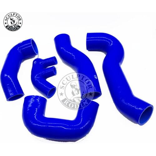 Intercooler hose Kit Silicone Radiator For Porsche 911 Carrera /996 (5Pcs) Red/Blue/Black