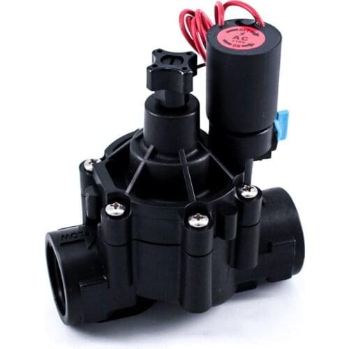 1/2" 3/4" 1" Normally Closed Solenoid Valve With Flow Adjustment 220V 12V 24V For Farm Garden Landscape Irrigation