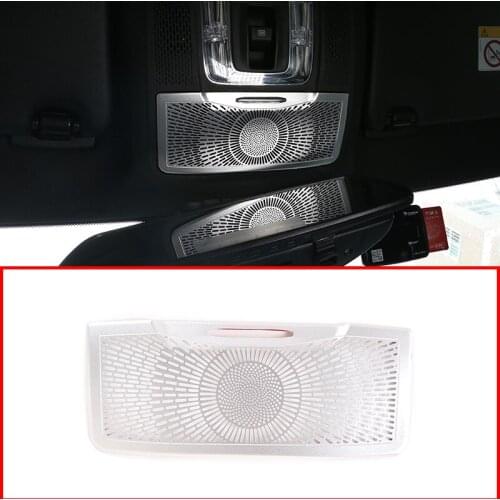 For Mercedes Benz B GLB Class W247 X247 2019 2020 Aluminum Alloy Front Reading Light Lamp Cover Trim Interior Car Accessories
