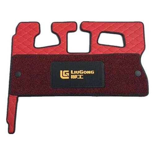 Free shipping for excavator foot pad Liugong 9055E foot pad Liugong 9055E cab floor rubber carpet floor pad accessories