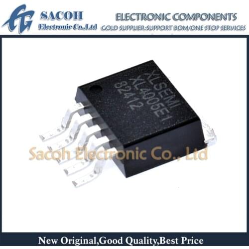 10Pcs XL4005E1 or XL4005 or XL4003E1 or XL4001E1 TO-263-5L 5A 300KHz 32V Buck DC to DC Converter