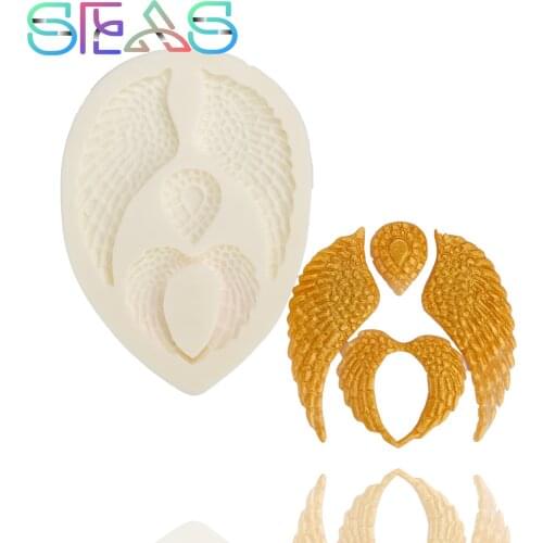 Wings And Gems Silicone Mold Cake Baking Molds Biscuit Maker Pastry Tools Accessories DIY Chocolate Molds Kitchen Tools