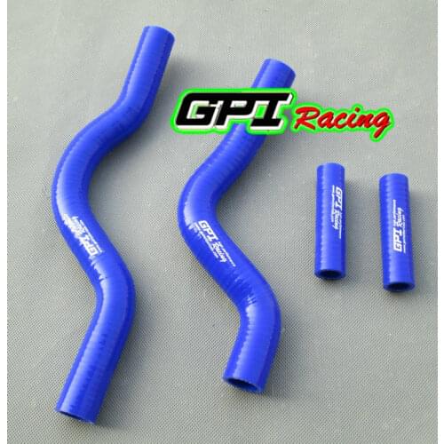 GPI silicone radiator hose FOR SUZUKI RM 250 RM250 01-08 03 04 05 06 07 2001 2002 2003 2004 2005 2006 2007 2008 BLUE