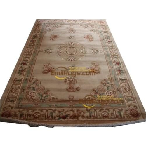 Woven chinese aubusson rug Area Rug Needlepoint Upholstery Fabric Rug Chinese Wool Carpets Wool Knitting