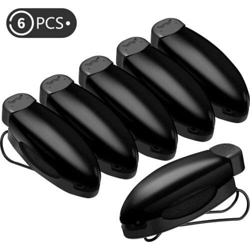 6pcs/set Portable Auto Sun Visor Glasses Fastener Clip Holder For Sunglasses Eyeglasses Ticket Card Car Interior Accessories