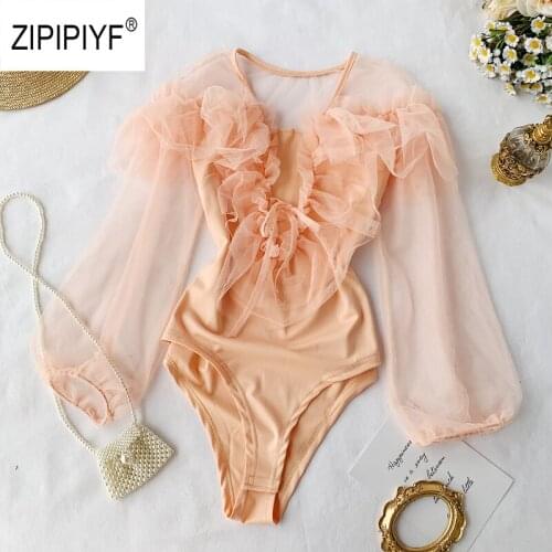 Блузки-боди ZIPIPIYF China At AliExpress