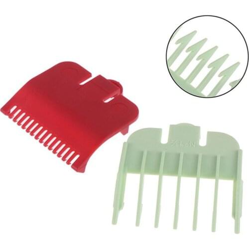 2PCS Beard Trimmer Comb Replacement Clipper Blade Cutter Hair Grooming Trimmer Head Shaver Comb Brush Hair Clipper Guide Comb