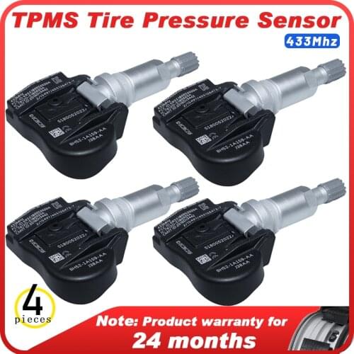 4x BH521A159AA Tire Pressure Sensor Monitoring System TPMS 433Mhz For Land Rover Defender Discovery LR010502 LR003133 LR000591