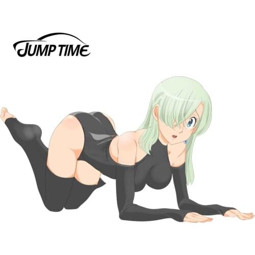JumpTime 13cm x 7.5cm Car Stickers Nanatsu no Taizai Japanese Anime Car Styling Waterproof Car Trunk Decoration Vinyl Stickers