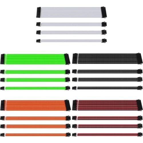 1Set 30/40cm A-TX Basic Extension Cable PC GPU CPU Power Supply Wire Computer Connectors 24-PIN 8-PIN 6PIN 4+4PIN