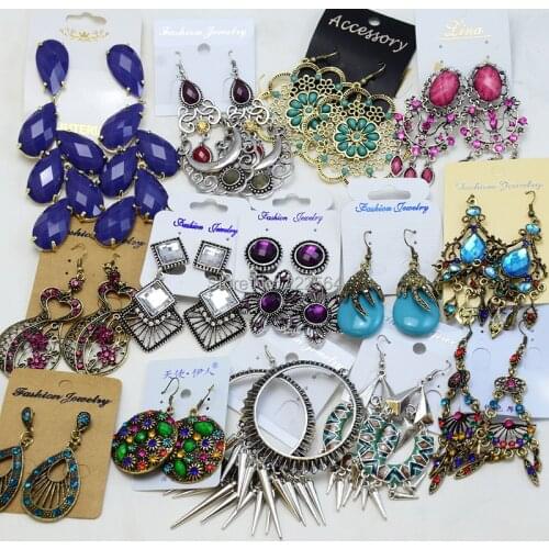 Freeshipping! new arrival ,Bohemian Ms retro personality exaggerated long alloy earring earrings 30pair/lot,fashion earring