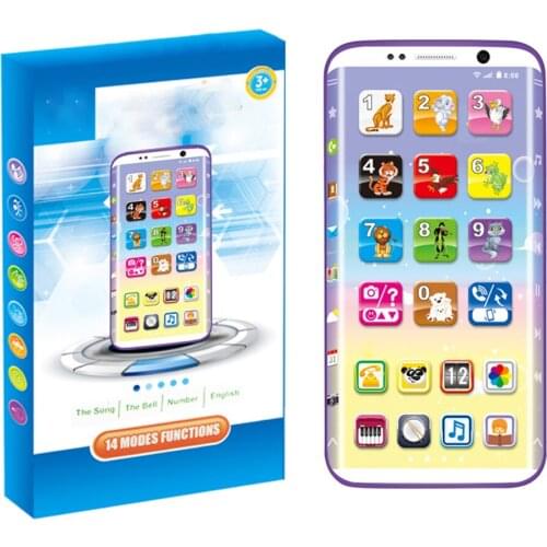 Kids Smart Phone Toys Montessori Educational Toy USB Port Touching Screen Toys For Children Kid Baby Gift