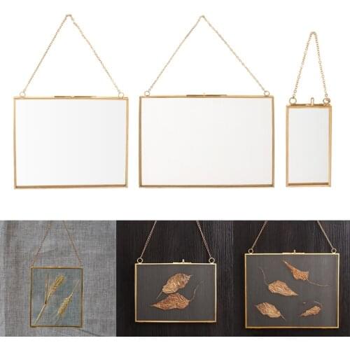 Double Side Hanging Photo Picture Frame Plant Specimen Frame 3 Sizes