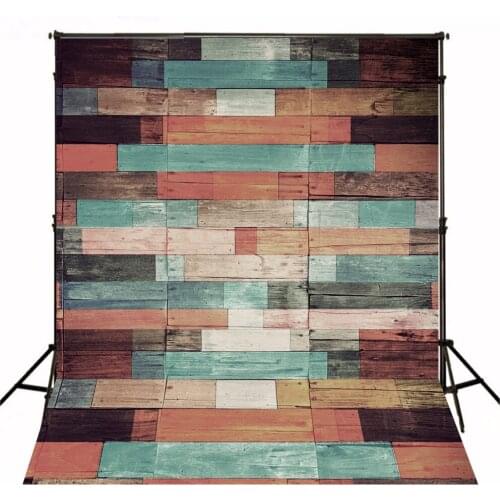 Photography Studio Backgrounds 5*6.5ft Blue Dark Wood Photo Backdrops Custom Children Baby Photo Props Digital Printed Cloth