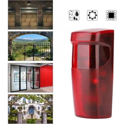 Infrared Photoelectric Beam Sensor Barrier Detector Alarm System for Revolving Sliding Automatic Door LED Beam Detector Alarm
