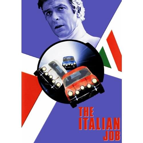The Italian Job FILM MOVIE METAL TIN SIGN POSTER WALL PLAQUE