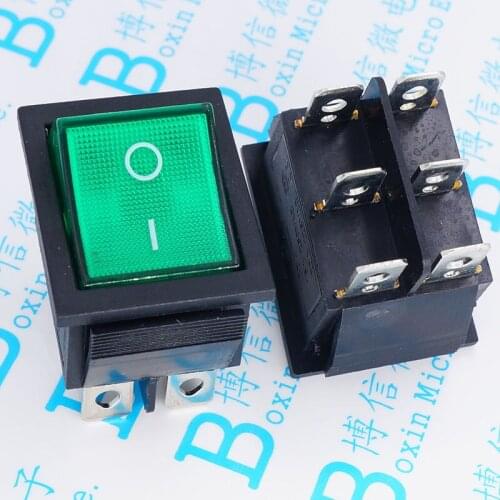 KCD4 boat ship type switch 31 x25mm six feet 16 a 250 v light green belt