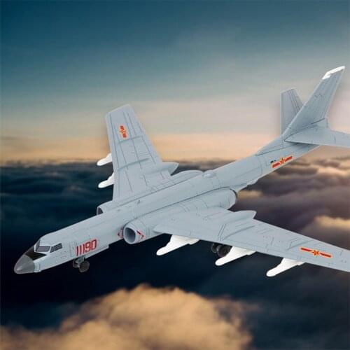 Diecast 1:144 Scale Bomber 6k Aircraft Hobby Model Aircraft W/ Stand Display