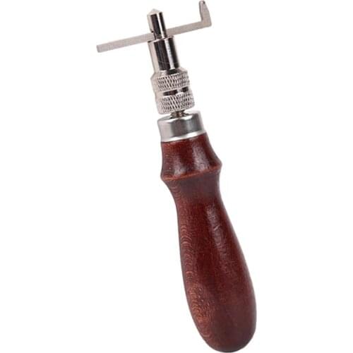 LMDZ Leathercraft Edge Press Kit Stitching Adjustable Sewing Tools Accessories DIY Stitching Groover Crease Leather Tools