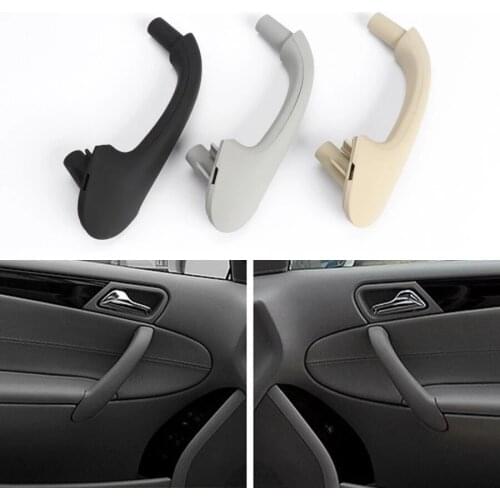 For Mercedes Benz C-Class W203 Inner Door Pull Handle Cover Interior Accessories Handles Front Rear Black Beige Grey 2038101551