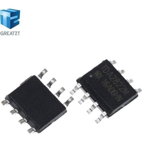 10PCS TDA2822M SOP8 TDA2822 TDA2822D 2822 SOP-8 SOP SMD new and original IC Chipset