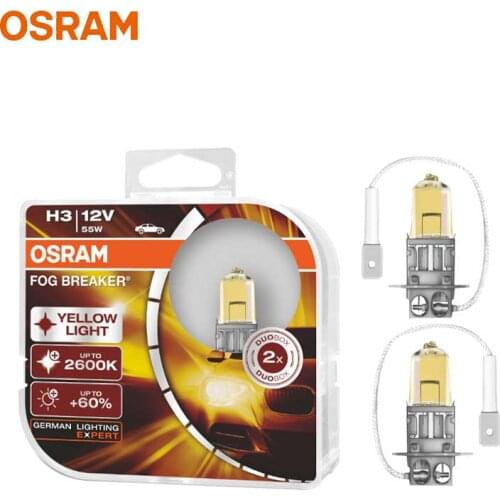 Osram H3 Halogen Bulbs (PK22s)