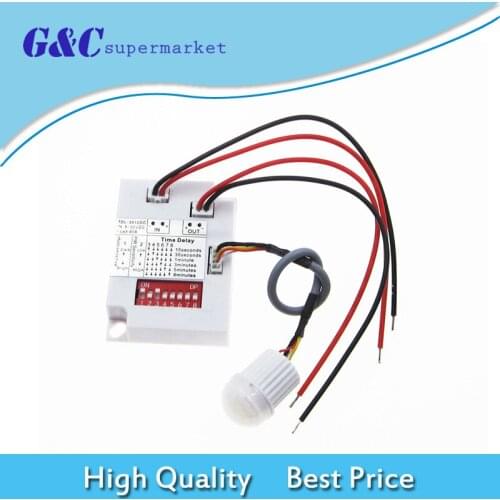 Plastic Intelligent Light Body Sensor Module IR Motion Switch DC TDL-2012 New diy electronics