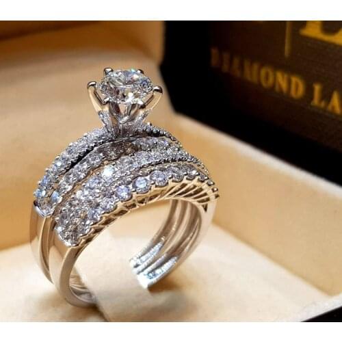 Popular Accessories Wish Hot Sale Couple Ring Fashion Womens Ring Zircon Ring