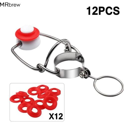 12 PCS Swing Top Bottle Caps Flip Top Beer Bottle Cap Replacement Swing Cap With 12 PCS Gaskets For Red Wine Style Beer Bottle