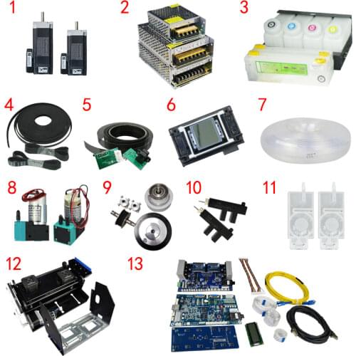 Printer Converted with Hoson Circuit Boards of DX5 DX7 i3200 4720 XP600 Double Head Inkjet Printer