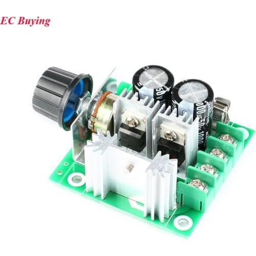 DC 12V-40V 10A Motor Governor Pump Pwm Stepless/Continuously Speed Changer Switch High Efficiency High Current Protection 13kHz
