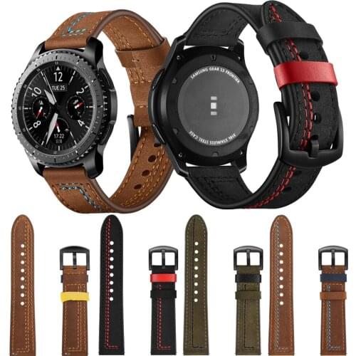 Watchbands For Huawei Watch GT 2 GT2 42 46mm/GT Active 46mm/HONOR Magic2 Leather Strap Band GT2 Wrist band Bracelet accessories