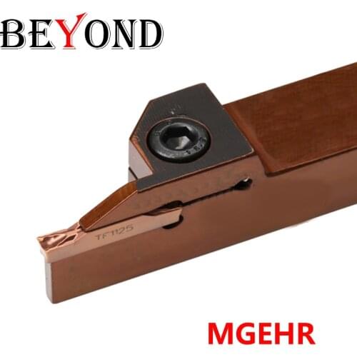 BEYOND Long depth of cut MGEHR Grooving Turning Lathe Tool Holder MGEHR1212 MGEHR1616 T12 T13 T18 T16 T20 CNC Bar Cutting Shank